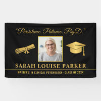 Foto Graduación PsyD 2025 Cita Negro Y Oro
