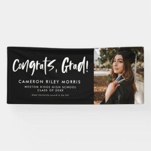 Lona Foto moderna de felicitaciones por graduación
