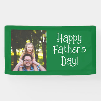 Lona Foto personalizada del Día del Padre Feliz