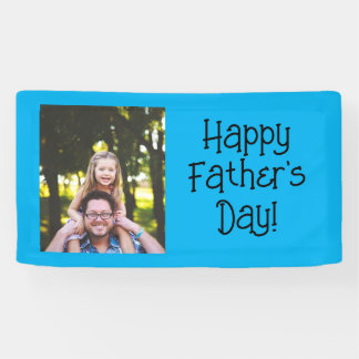 Lona Foto personalizada del Día del Padre Feliz
