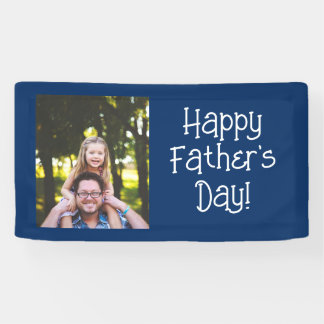 Lona Foto personalizada del Día del Padre Feliz