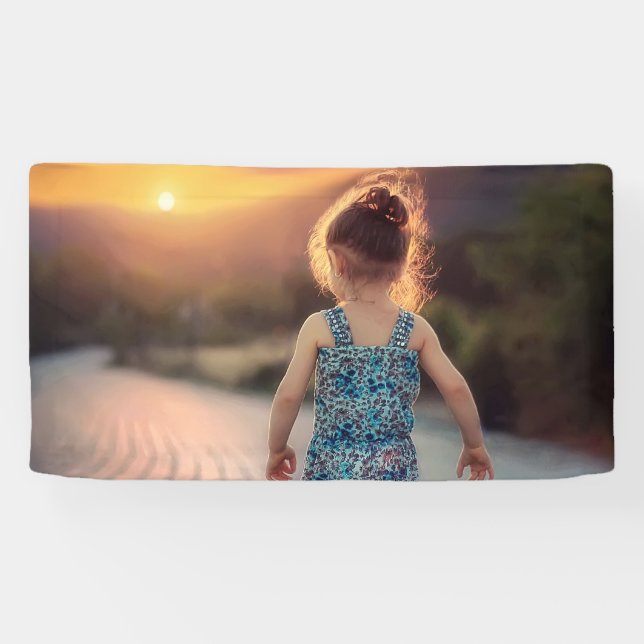 Lona Foto personalizada personalizada (Horizontal)