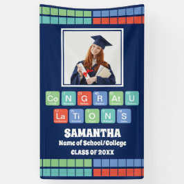 Lona Fotografía de Graduación de Elementos Periódicos d