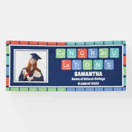 Lona Fotografía de Graduación de Elementos Periódicos d
