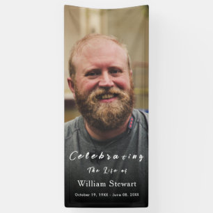 Lona Fotografía funeraria moderna Celebración de la v