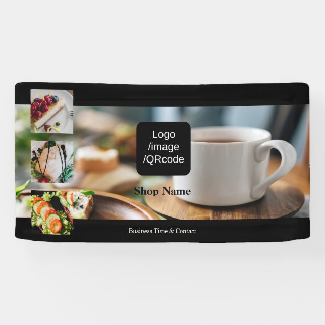 Lona Fotografía simple moderna (Horizontal)