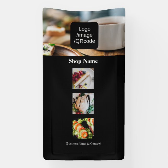 Lona Fotografía simple moderna (Vertical)