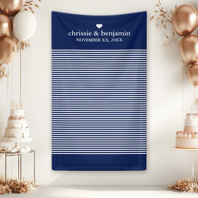 Lona Fotograma de boda personalizada Fondo de Bride Gro (Custom Wedding or Anniversary Backdrop Banner)