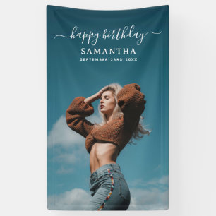 Lona Fotos de personalizados Fotos de cumpleaños Selfie