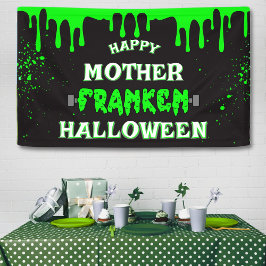 Lona Francés honrados Feliz Madre Franken Halloween