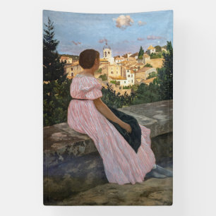 Lona Frederic Bazille - El vestido rosa