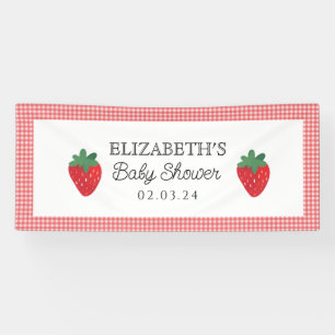 Lona Fresa Berry Sweet Picnic Baby Shower