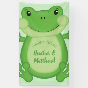 Lona Frog Baby Shower Green
