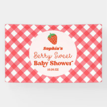 Fruta de fresa Un Baby Shower dulce de Berry