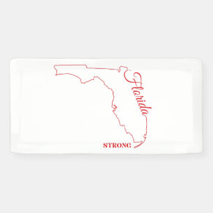 Lona fuerte huracán florida