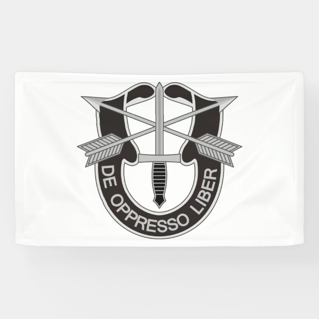 Lona Fuerzas Especiales SF De Oppresso Liber (Horizontal)
