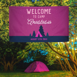 Lona Fun Girly Pink Campfire Celestial Outdoor Welcome 