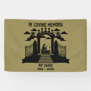 Lona Funeral de pesca en memoria
