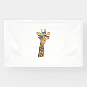 Lona Funny 4 de julio Bandera de Estados Unidos Patriót