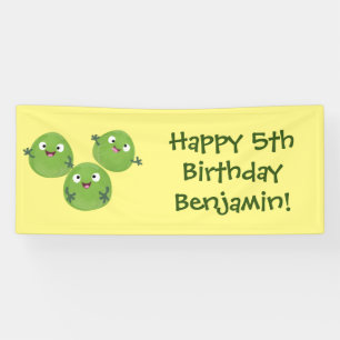 Lona Funny Brussels brota personalizado de verduras