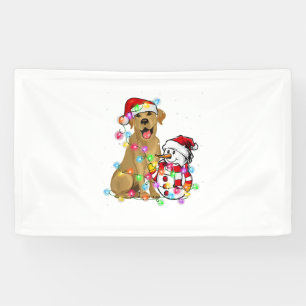 Lona Funny Labrador Perro Navidades Tee Snowman Xmas Li