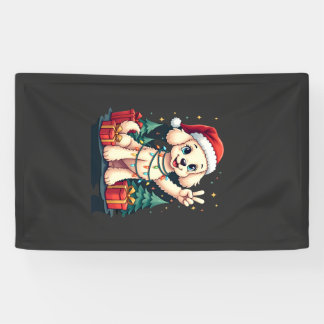 Lona Funny Peace Hand Poodle Christmas Lights Womens Me