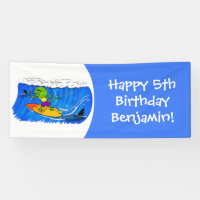 Funny personalizado de surf con lagarto frito