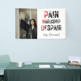 Lona Funny PhD Graduation Pain Hardship Despair Photo