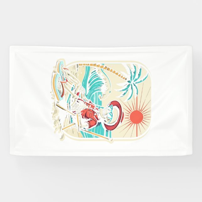 Lona Funny Skeleton Summer (Horizontal)