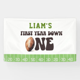 Lona Fútbol acuático primer año y primer cumpleaños