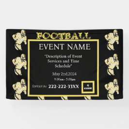 LONA FÚTBOL AMERICANO