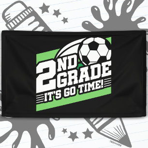 Lona Fútbol de fútbol de 2do grado primer día de regres