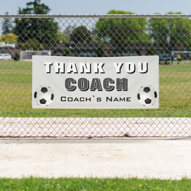 Lona Fútbol Gracias Entrenador  (In situ)