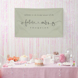 Lona Futuro Sra Ring Hearts Light Sage Bridal Shower