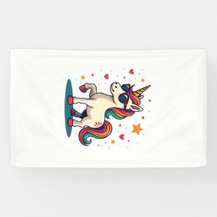 Lona Gafas de sol arcoíris de unicornio vintage Dabbing