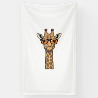 Lona Gafas de sol de jirafa geniales Camiseta de grabad