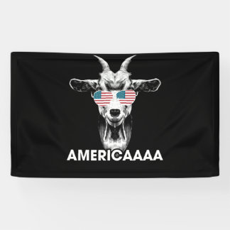 Lona Gafas de sol Goat Americaaa 4 de julio Patriótico