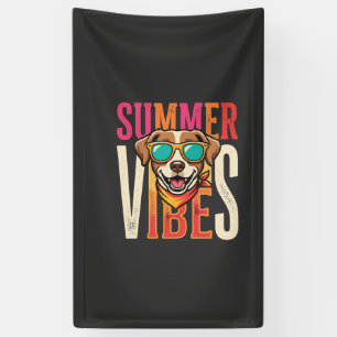 Lona Gafas de sol para perro Summer Vibes