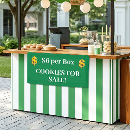 Lona Galletas con signo de dólar verde de Girl Scout a 