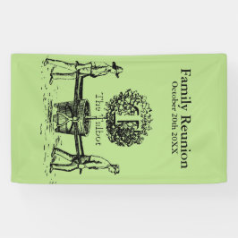 Lona Gardenerers Family Reunion/Nombre personalizado de