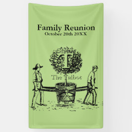 Lona Gardenerers Family Reunion/Nombre personalizado de