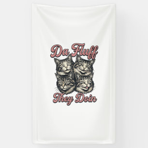 Lona Gato Divertido Grabado Antiguo Da Fluff They Doin