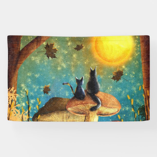 Lona Gatos de champiñón (Horizontal)