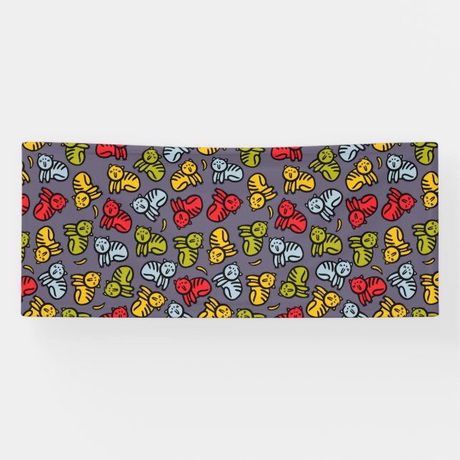 Lona Gatos más bananas (Horizontal)