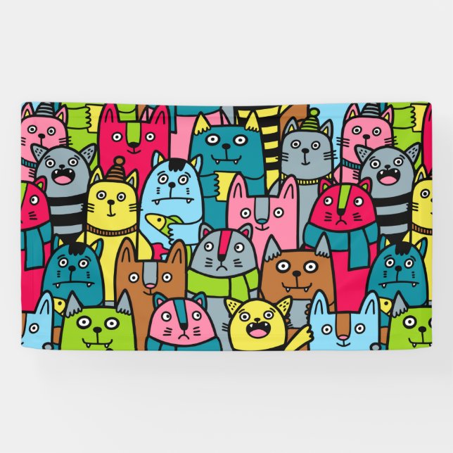 Lona Gatos y gatos (Horizontal)