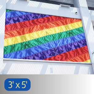 Lona Gay LGBTQ Bandera arcoiris raya raya Fiesta gay