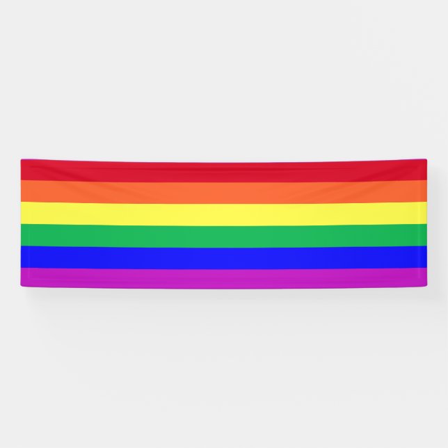 Lona Gay Pride Flag Rainbow Flag Rainbow Stripes Store (Horizontal)