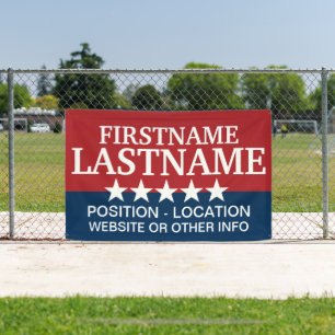 Lona Gear de campaña de personalizados para elecciones