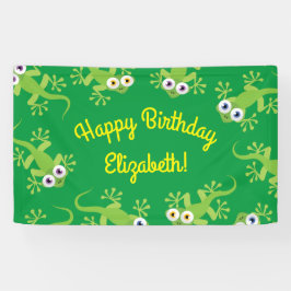 Lona Gecko Lizards Birthday Party Cute Kids