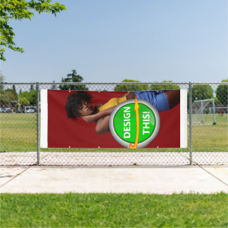 Lona ¡GENIAL! Banner - 1,2x3m - Exterior con Ojetes de 